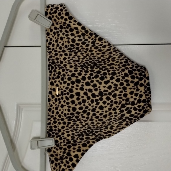 Victoria Secret bikini swim leopard print bikini bottoms size large lined VS - Picture 3 of 7